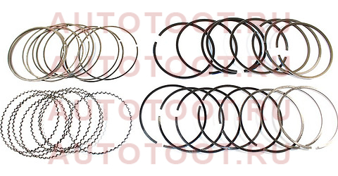 Кольца поршневые 2UZFE, 13011-50150 1301150150 toyota – купить в Омске. Цены, характеристики, фото в интернет-магазине autotoot.ru