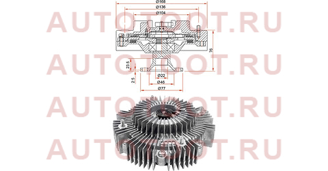 Вискомуфта TOYOTA Hilux/Fortuner 1-2GDFTV 15- 162100e020 toyota – купить в Омске. Цены, характеристики, фото в интернет-магазине autotoot.ru