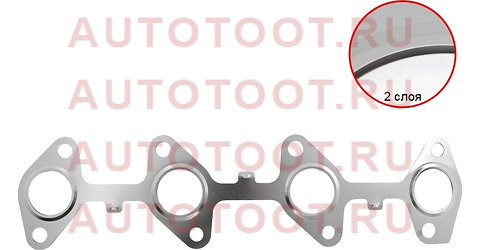 Прокладка выпускного коллектора 1KZTE/1-2KDFTV DYNA/TOYOACE/FORTUNER/HIACE/HILUX/SURF/LC PRADO J9#/J 17173-30020 toyota – купить в Омске. Цены, характеристики, фото в интернет-магазине autotoot.ru