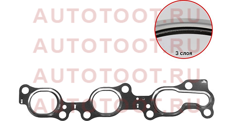Прокладка выпускного коллектора TOYOTA LAND CRUISER 80 92- №2 1FZFE 17198-66010 toyota – купить в Омске. Цены, характеристики, фото в интернет-магазине autotoot.ru