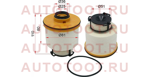 Фильтр топливный 1-2GD HILUX 15- 233900l070 Toyota – купить в Омске. Цены, характеристики, фото в интернет-магазине autotoot.ru