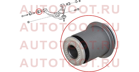 Сайленблок передний нижнего FR рычага TOYOTA Land Cruiser 120/ Prado/ Hilux Surf 02- 48654-60030 toyota – купить в Омске. Цены, характеристики, фото в интернет-магазине autotoot.ru