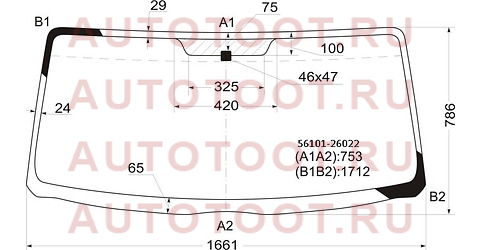 Стекло лобовое TOYOTA HIACE (KDH2##,LH2##,TRH2##) ( широкая кабина) 04- 56101-26021 toyota – купить в Омске. Цены, характеристики, фото в интернет-магазине autotoot.ru