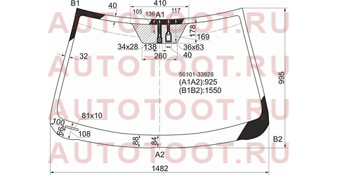 Стекло лобовое + дд TOYOTA CAMRY 06-11 56101-33928 toyota – купить в Омске. Цены, характеристики, фото в интернет-магазине autotoot.ru