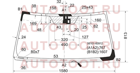 Стекло лобовое с обогревом щеток +дд в клей TOYOTA LAND CRUISER #J200 07- 56101-60912 Toyota – купить в Омске. Цены, характеристики, фото в интернет-магазине autotoot.ru