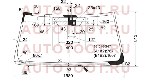 Стекло лобовое с обогревом щеток +дд в клей TOYOTA LAND CRUISER #J200 07-15 56101-60927 toyota – купить в Омске. Цены, характеристики, фото в интернет-магазине autotoot.ru
