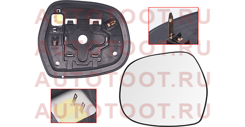 Полотно зеркала TOYOTA LAND CRUISER PRADO 02-07 LH LHD (с обогревом) 87961-6a200 toyota – купить в Омске. Цены, характеристики, фото в интернет-магазине autotoot.ru