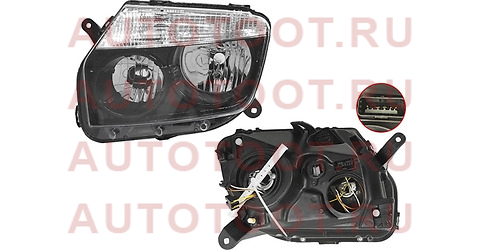 Фара левая RENAULT DUSTER 10- (551-1186) черн, под коррек 20c478c52b tyc – купить в Омске. Цены, характеристики, фото в интернет-магазине autotoot.ru