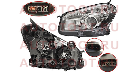 Фара левая NISSAN QASHQAI 10-13 КСЕНОН с коррек (215-11D7H) 20f788062b tyc – купить в Омске. Цены, характеристики, фото в интернет-магазине autotoot.ru