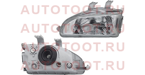 Фара HONDA CIVIC 92-95 LH (Евросвет) tg-217-1111l-ld-e tyc – купить в Омске. Цены, характеристики, фото в интернет-магазине autotoot.ru