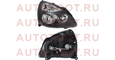 Фара RENAULT CLIO/SYMBOL 01-05 RH черная tg-551-1138r tyc – купить в Омске. Цены, характеристики, фото в интернет-магазине autotoot.ru