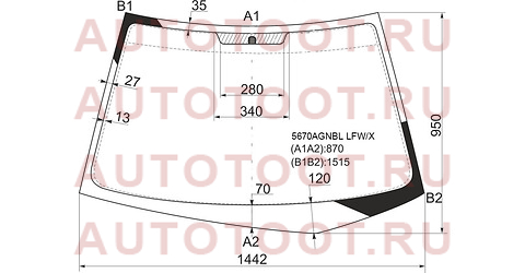 Стекло лобовое Mitsubishi Lancer 02-10 / Lancer Evolution 01-08 5670agnbllfwx xyg – купить в Омске. Цены, характеристики, фото в интернет-магазине autotoot.ru