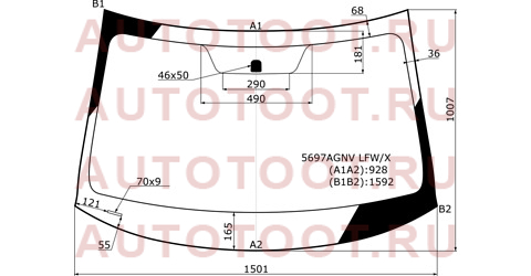 Стекло лобовое Mitsubishi Outlander 12-22 5697agnvlfwx xyg – купить в Омске. Цены, характеристики, фото в интернет-магазине autotoot.ru