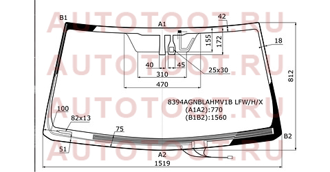 Стекло лобовое (Обогрев щеток/ Антенна/ Датчик дождя) Toyota Land Cruiser Prado (J150) 09-17 / Lexus 8394agnblahmv1blfwhx xyg – купить в Омске. Цены, характеристики, фото в интернет-магазине autotoot.ru