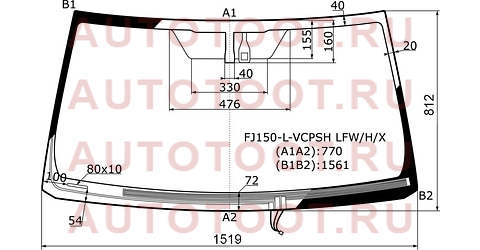 Стекло лобовое (Обогрев щеток/ Датчик дождя) Toyota Land Cruiser Prado (J150) 09-20 / Lexus GX 02-19 fj150lvcpshlfwhx xyg – купить в Омске. Цены, характеристики, фото в интернет-магазине autotoot.ru