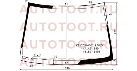 Стекло лобовое Toyota Corolla (E120) 00-07 / Corolla Fielder (E120) 00-06 / Corolla JPN (E120) 00-07 ke120wvcllfwx xyg – купить в Омске. Цены, характеристики, фото в интернет-магазине autotoot.ru