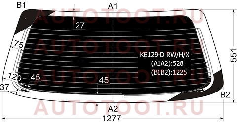 Стекло заднее (Затемненное/ Обогрев) Toyota Corolla Spacio (E110) 97-01 ke129drwhx xyg – купить в Омске. Цены, характеристики, фото в интернет-магазине autotoot.ru
