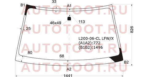 Стекло лобовое Mitsubishi L200 07-16 / Pajero Sport 08-17 / Triton 06-11 l20006cllfwx xyg – купить в Омске. Цены, характеристики, фото в интернет-магазине autotoot.ru
