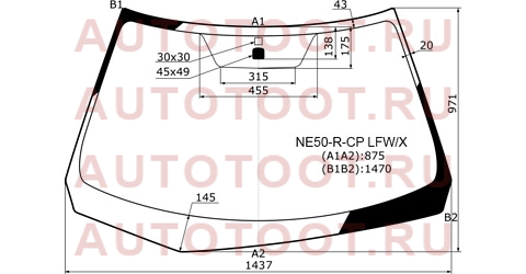 Стекло лобовое Toyota Corolla Fielder (E160) 12- / Corolla Axio (E160) 12- ne50rcplfwx xyg – купить в Омске. Цены, характеристики, фото в интернет-магазине autotoot.ru
