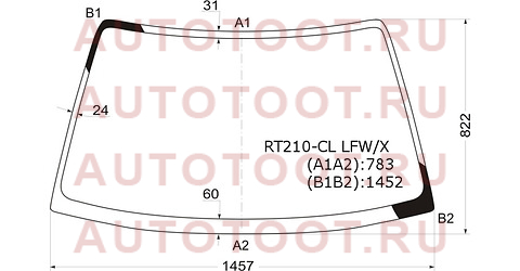 Стекло лобовое Toyota Carina (T210) 96-01 / Corona Premio 96-01 rt210cllfwx xyg – купить в Омске. Цены, характеристики, фото в интернет-магазине autotoot.ru