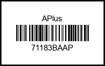 Колодки тормозные дисковые | зад прав/лев | 71183baap aplus – купить в Омске. Цены, характеристики, фото в интернет-магазине autotoot.ru