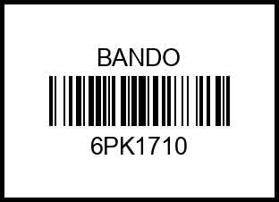 Ремень поликлиновой TOYOTA YARIS (_P1_) 6pk1710 bando – купить в Омске. Цены, характеристики, фото в интернет-магазине autotoot.ru