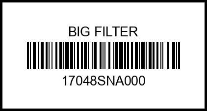 Фильтр топливный 17048-SNA-000 HONDA 17048sna000 big%20filter – купить в Омске. Цены, характеристики, фото в интернет-магазине autotoot.ru