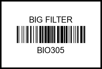 Масляный фильтр bio305 big%20filter – купить в Омске. Цены, характеристики, фото в интернет-магазине autotoot.ru