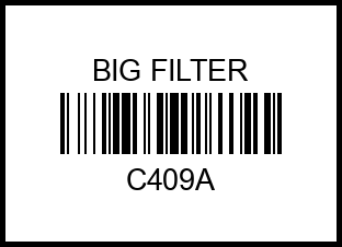 Фильтр масляный c409a big%20filter – купить в Омске. Цены, характеристики, фото в интернет-магазине autotoot.ru