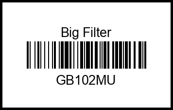 Фильтр масляный gb102mu big%20filter – купить в Омске. Цены, характеристики, фото в интернет-магазине autotoot.ru