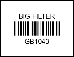 Фильтр масляный GB-1043 gb1043 big%20filter – купить в Омске. Цены, характеристики, фото в интернет-магазине autotoot.ru