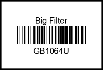 Фильтр масляный gb1064u big%20filter – купить в Омске. Цены, характеристики, фото в интернет-магазине autotoot.ru