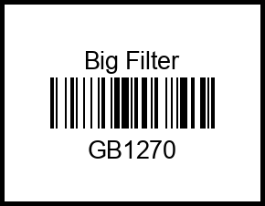 Фильтр масляный gb1270 big%20filter – купить в Омске. Цены, характеристики, фото в интернет-магазине autotoot.ru