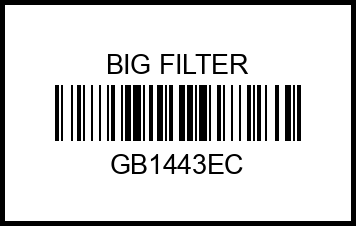 Вставка масляная BIG GB-1443EC gb1443ec big%20filter – купить в Омске. Цены, характеристики, фото в интернет-магазине autotoot.ru