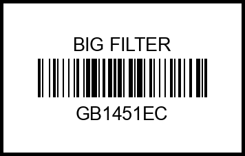 Фильтр масляный GB-1451EC gb1451ec big%20filter – купить в Омске. Цены, характеристики, фото в интернет-магазине autotoot.ru