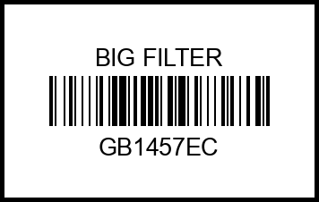 AUDI A4, A5, A6, A6, A7, A8 II, A8 III, Q5 (8R), Q7 (4L) (2.8; 3.0; 3.2); PORSCHE Cayenne II, Panamera; VW Touareg II 3.0 TFSI gb1457ec big%20filter – купить в Омске. Цены, характеристики, фото в интернет-магазине autotoot.ru