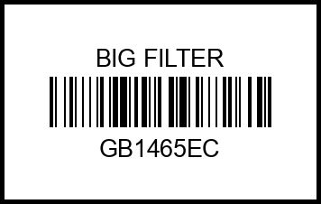 Фильтр масляный GB-1465EC gb1465ec big%20filter – купить в Омске. Цены, характеристики, фото в интернет-магазине autotoot.ru