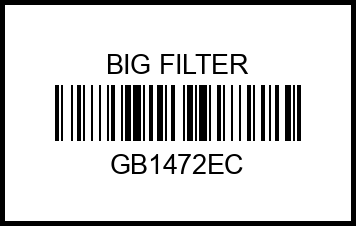 Фильтр масляный GB-1472EC gb1472ec big%20filter – купить в Омске. Цены, характеристики, фото в интернет-магазине autotoot.ru