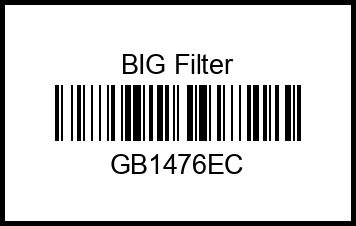 Фильтр масляный BIG Filter GB-1476EC gb1476ec big%20filter – купить в Омске. Цены, характеристики, фото в интернет-магазине autotoot.ru