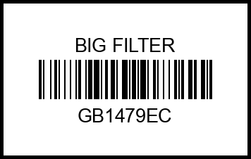 ISUZU N-Serie 06- (OEM 8980188580) gb1479ec big%20filter – купить в Омске. Цены, характеристики, фото в интернет-магазине autotoot.ru