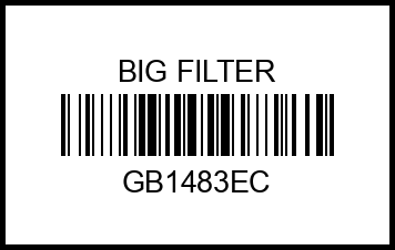 Фильтр масляный (вставка) GB-1483EC gb1483ec big%20filter – купить в Омске. Цены, характеристики, фото в интернет-магазине autotoot.ru