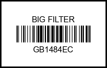 Фильтр масляный (вставка) GB-1484EC gb1484ec big%20filter – купить в Омске. Цены, характеристики, фото в интернет-магазине autotoot.ru
