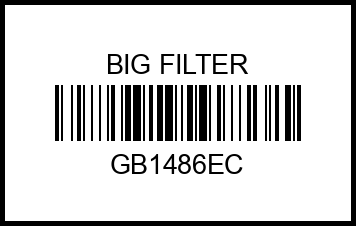 GEELY Coolray (SX11) 1.5 2018 - gb1486ec big%20filter – купить в Омске. Цены, характеристики, фото в интернет-магазине autotoot.ru