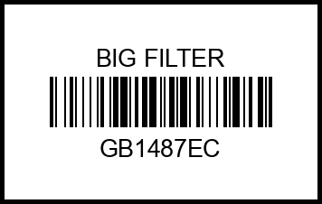 Фильтр масляный (вставка) GB-1487EC gb1487ec big%20filter – купить в Омске. Цены, характеристики, фото в интернет-магазине autotoot.ru