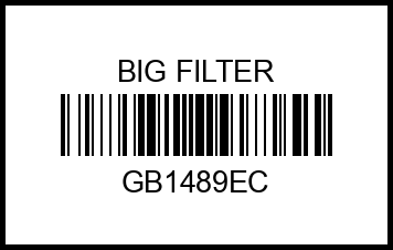 Фильтр масляный (вставка) GB-1489EC gb1489ec big%20filter – купить в Омске. Цены, характеристики, фото в интернет-магазине autotoot.ru