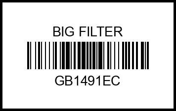Вставка масляная BIG GB-1491EC gb1491ec big%20filter – купить в Омске. Цены, характеристики, фото в интернет-магазине autotoot.ru