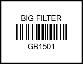 Фильтр масляный (вставка) GB-1501 gb1501 big%20filter – купить в Омске. Цены, характеристики, фото в интернет-магазине autotoot.ru