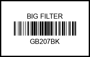 Фильтр топливный GB-207BK gb207bk big%20filter – купить в Омске. Цены, характеристики, фото в интернет-магазине autotoot.ru