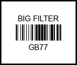Фильтр воздушный (Euro-3) GB-77 gb77 big%20filter – купить в Омске. Цены, характеристики, фото в интернет-магазине autotoot.ru