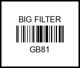 Фильтр воздушный круглый GB-81 gb81 big%20filter – купить в Омске. Цены, характеристики, фото в интернет-магазине autotoot.ru